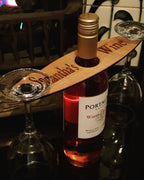 personalised double Champagne/wine butler. ***Your own choice of text*** anniversary gift? Valentines day? Birthday, Bespoke.