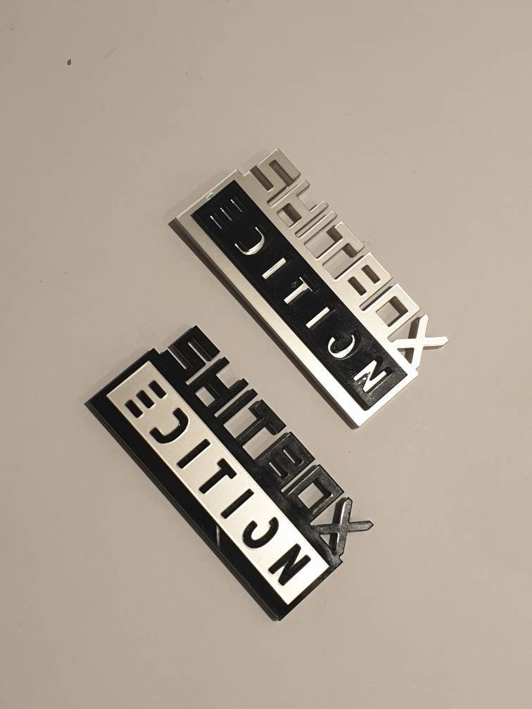 High Quality shitbox edition badge! High gloss acrylic! Weatherproof!