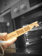 Personolised bespoke Oven Stick kitchen gadget, cooker, safety tool! Secret Santa? Christmas gift?