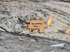 Jigsaw puzzle, missing piece keychain for loved one! Boyfriend, girlfriend gift, wife, fiance wedding gift, valentines day, anniversary gift