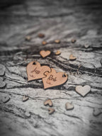 Personolised interlocking heart puzzle pieces x2 keychains, valentines, birthday, anniversary, wedding, friends, Christmas gift.