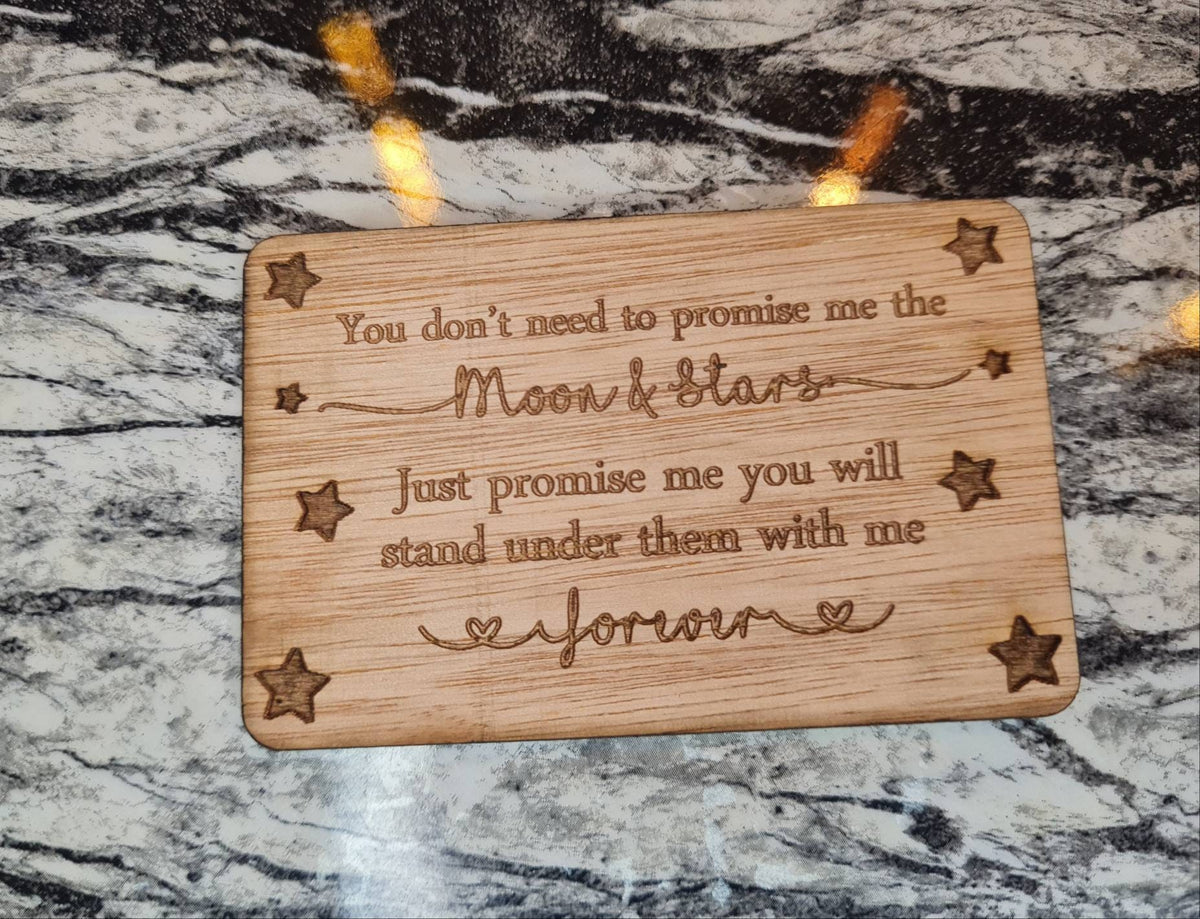 Wallet, purse card, perfect gift for loved one, great for valentines day, birthday, anniversary, any occasion! Love reminder!