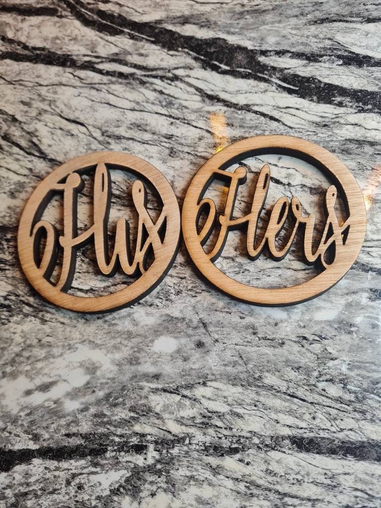 X 2 his and hers drinks coasters, options depending on orientation, male and male, female and female Great gift, wedding engagement 1st home