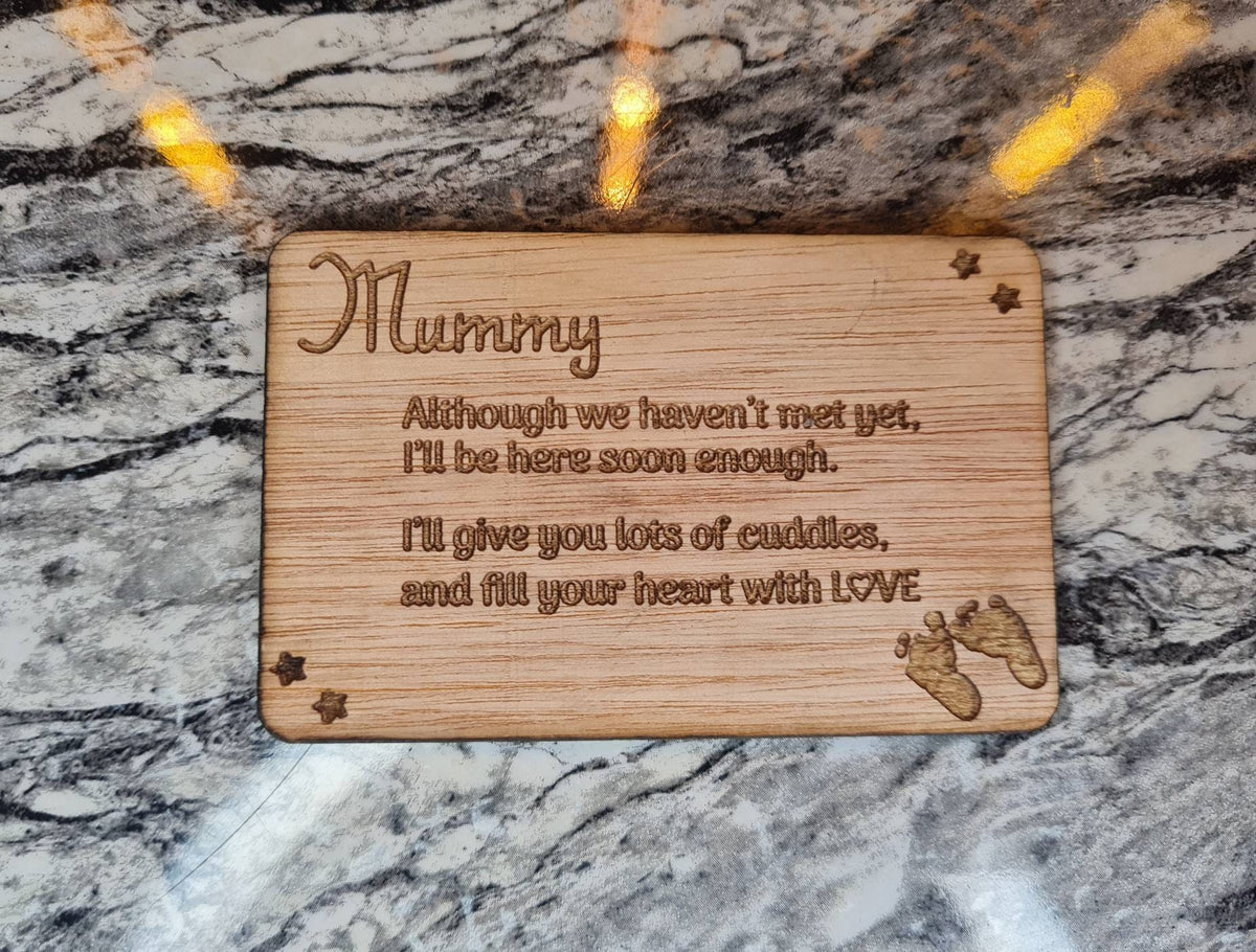 Purse card, great gift for any occasion, mothers day, mum gift, valentines day, birthday, anniversary, reminder, new baby, bump, pregnant