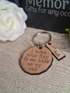 Funny personalised keychain, valentines, birthday, anniversary, wedding, fathers day, new baby, friends, Christmas gift