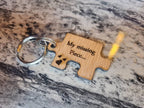 Jigsaw puzzle, missing piece keychain for loved one! Boyfriend, girlfriend gift, wife, fiance wedding gift, valentines day, anniversary gift