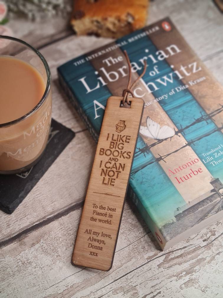 Personolised wooden bookmark, birthday, anniversary present. Mothers and fathers day gift, graduation, grandma, grandad, valentines, friend