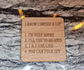 Funny novelty drinks coaster! Great gift, joke, birthday, valentines day, tea, coffee, wine.
