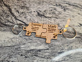 Personolised puzzle piece jigsaw key chain's. Gift for loved one, wedding, valentines day, anniversary gift, wedding, best friends?