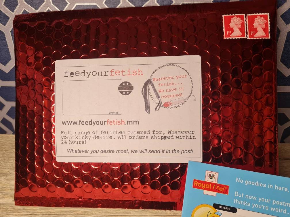 Feed your fetish prank! Sent direct to victims door! fetish, embarrassing prank to send to friend, partner, family or colleague!