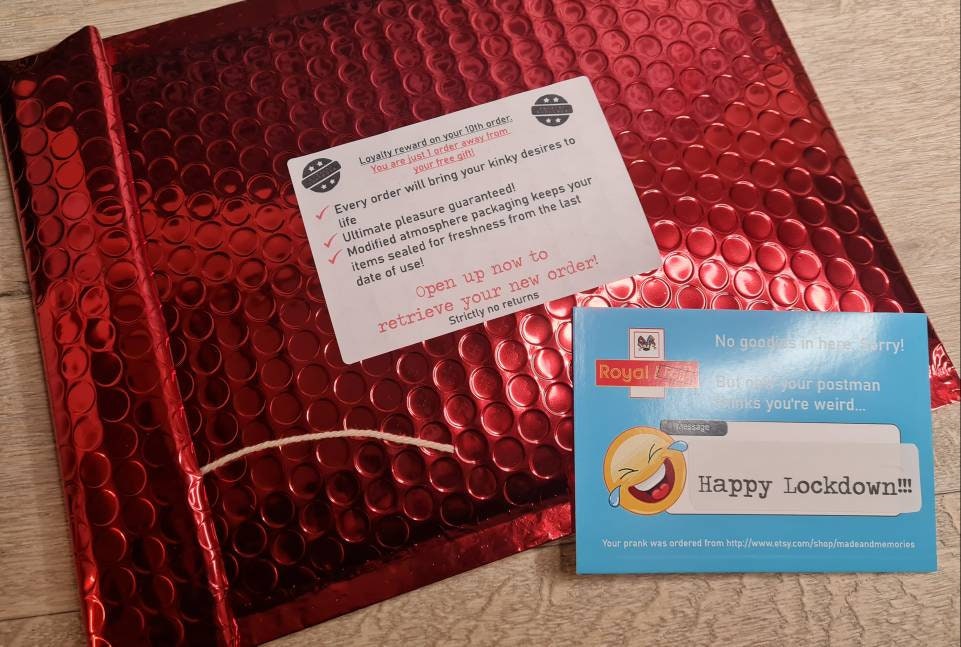 Feed your fetish prank! Sent direct to victims door! fetish, embarrassing prank to send to friend, partner, family or colleague!