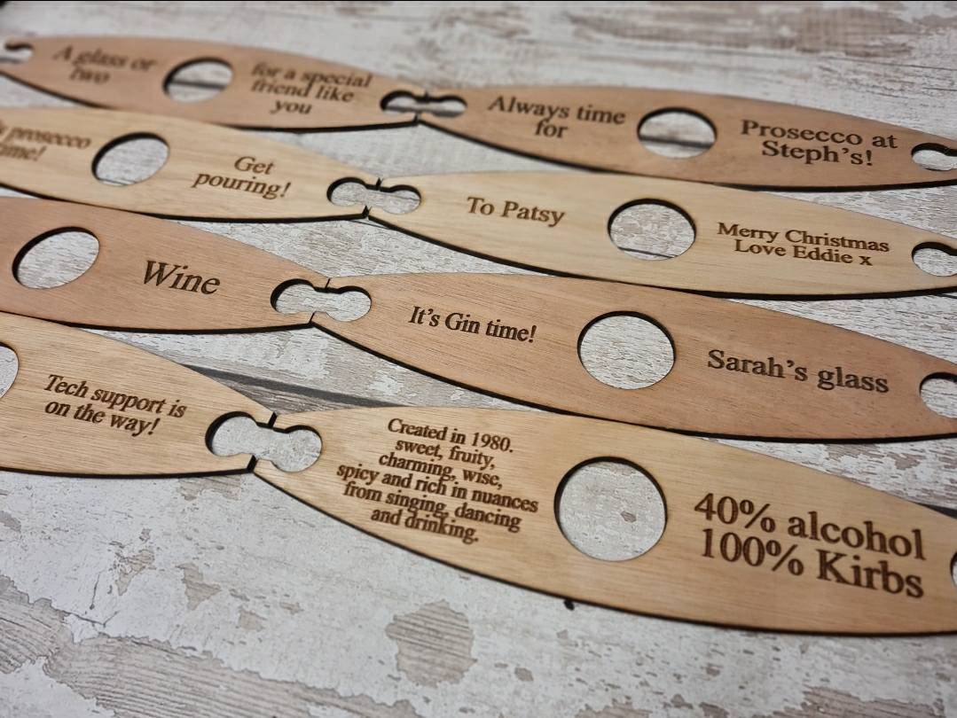 personalised double Champagne/wine butler. ***Your own choice of text*** anniversary gift? Valentines day? Birthday, Bespoke.