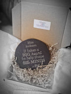 Personalised teacher coaster - display ornament - thank your teacher - gift from child - end of term - unique, bespoke gift - beautiful item