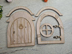 Fairy door kit - Build yourself - fairy house - garden - patio - magical - great gift for kids - summer - decoration