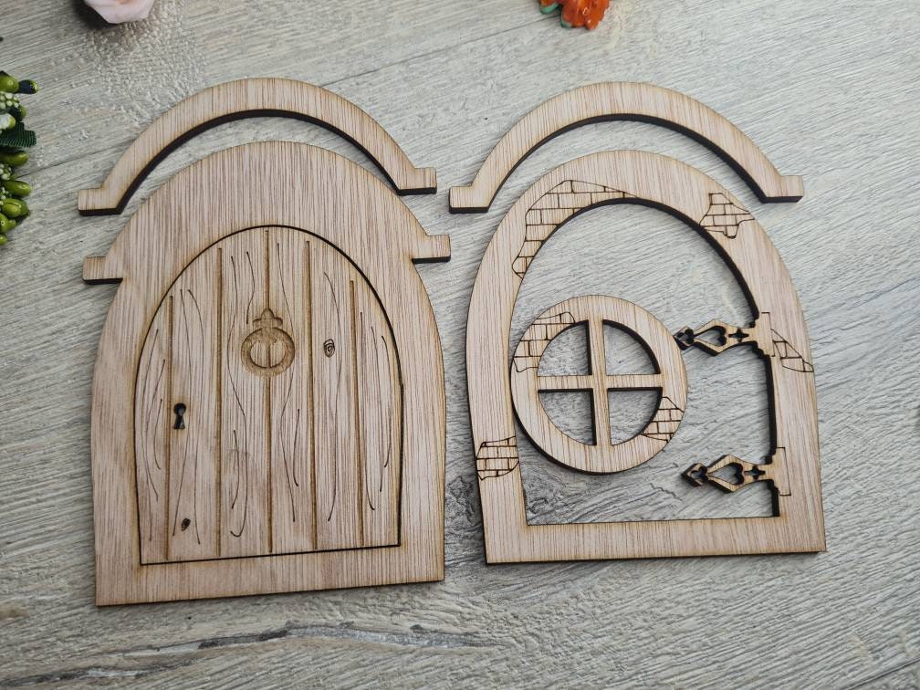 Fairy door kit - Build yourself - fairy house - garden - patio - magical - great gift for kids - summer - decoration