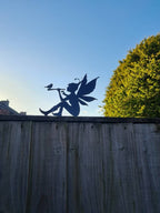 Fence Top Pixie Piper - Fairy - fairy house - garden - patio - magical - great gift for kids - summer - decoration - garden bar - bbq home