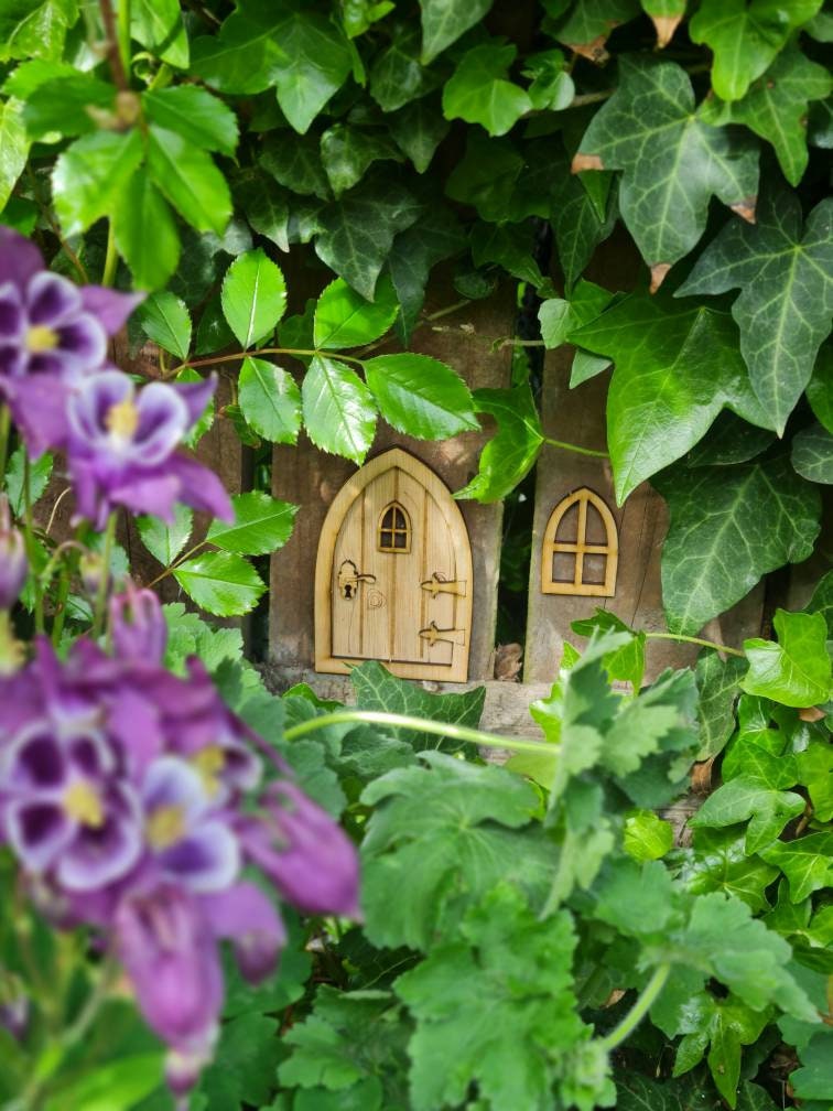 Fairy door kit - Build yourself - fairy house - garden - patio - magical - great gift for kids - summer - decoration