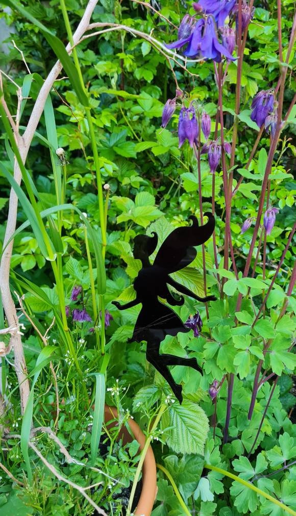 Hovering Fairy - Flying Pixie - fairy house - garden - patio - magical - great gift for kids - summer - decoration - Door - flower decor bbq