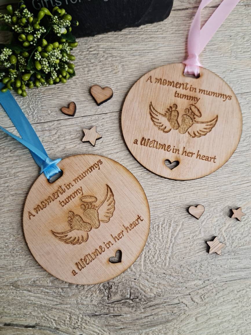 Beautiful Baby memorial bauble hanging ornament, lovely item to remember a lost child. Beautiful gift, for anniversary of death? memory