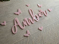 Personalised door name sign - toybox sign - perfect for nursery - bedroom - children - choice of colour - home decoration - wall decor