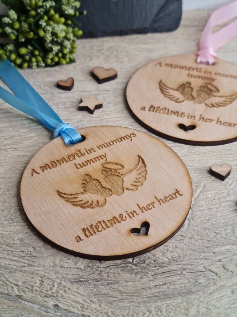 Beautiful Baby memorial bauble hanging ornament, lovely item to remember a lost child. Beautiful gift, for anniversary of death? memory