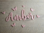 Personalised door name sign - toybox sign - perfect for nursery - bedroom - children - choice of colour - home decoration - wall decor