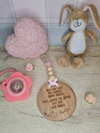 Baby pushchair sign - keep unwanted hands off your baby - pram - buggy - carrier - plaque - clips on - baby shower gift? present? new baby?