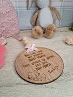 Baby pushchair sign - keep unwanted hands off your baby - pram - buggy - carrier - plaque - clips on - baby shower gift? present? new baby?