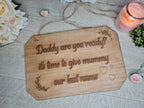 Cute rustic wedding sign for page boy - flower girl - marriage sign - photography - flatlay - decoration - gift - surprise