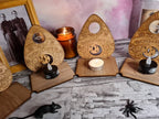 Ouija board game planchette - Candle display stand - Beautiful yet spooky Halloween decoration - novelty - decor - home - zombie - witch