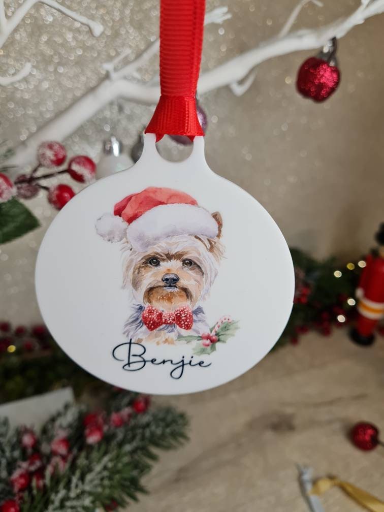 Personalised Christmas Dog pet bauble - Your own design! - Funny gift - Add your own accessories - present - tree - decoration - decor -