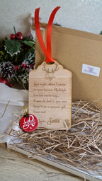 Rudolph's lost Tag - Personalised - great stocking filler - children's surprise - lost button - driving license - keepsake - first Christmas