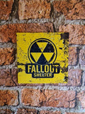 Novelty wooden sign decoration - Fallout shelter - Perfect gift for kids bedroom - dad - grandad - husband - fiancée - boyfriend - Man cave