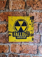 Novelty wooden sign decoration - Fallout shelter - Perfect gift for kids bedroom - dad - grandad - husband - fiancée - boyfriend - Man cave