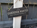 Funny garden decoration - engraved onto high quality Welsh slate - great gift for garden lover - Gardening - flowers - rockery - yard art