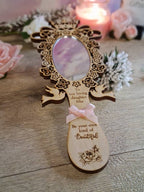 Beautiful personalised Princess hand mirror - makeup mirror - little girls - daughter - granddaughter - crown - tiara - castle - birthday