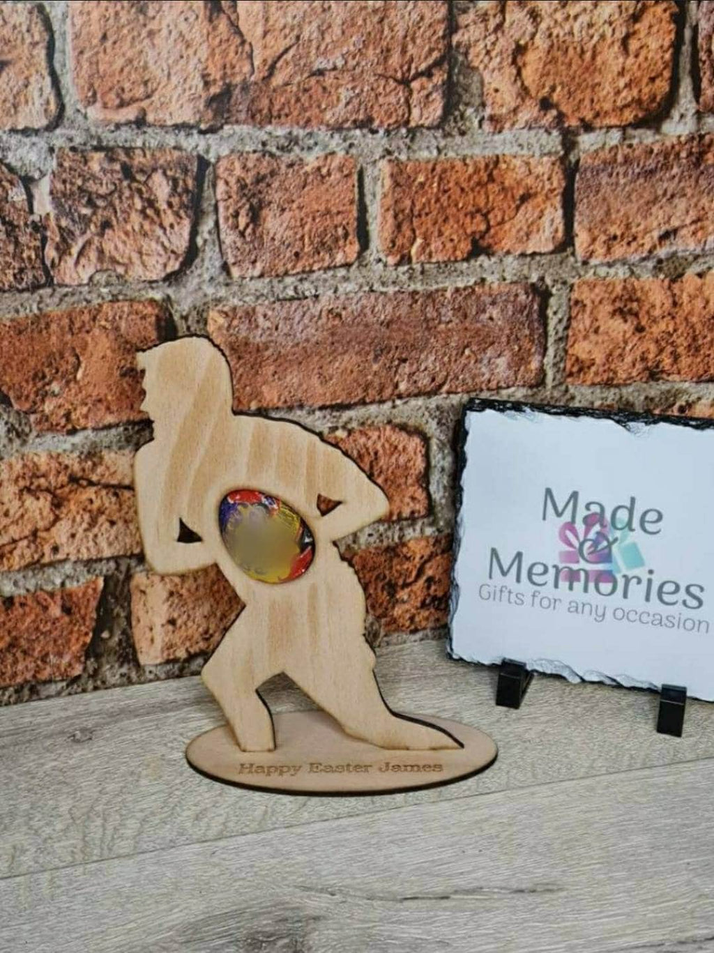 Personalised Novelty rugby egg holder! Great easter gift! Rugby league, super, stand, valentines day, birthday present, ball