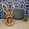 Novelty Bunny egg holder! Great easter gift! Funny, Kids, Child, stand, valentines day, birthday present