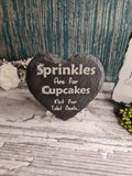 Funny bathroom decoration - engraved onto high quality Welsh slate - home decor - bathroom -toilet - heart - first home