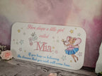 Personalised Magical Fairy bedroom door sign - Little girl - princess- fairytale - pink - decor - decoration - play room - print