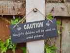 Funny garden decoration - engraved onto high quality Welsh slate - great gift for garden lover - Gardening - flowers - rockery - yard art