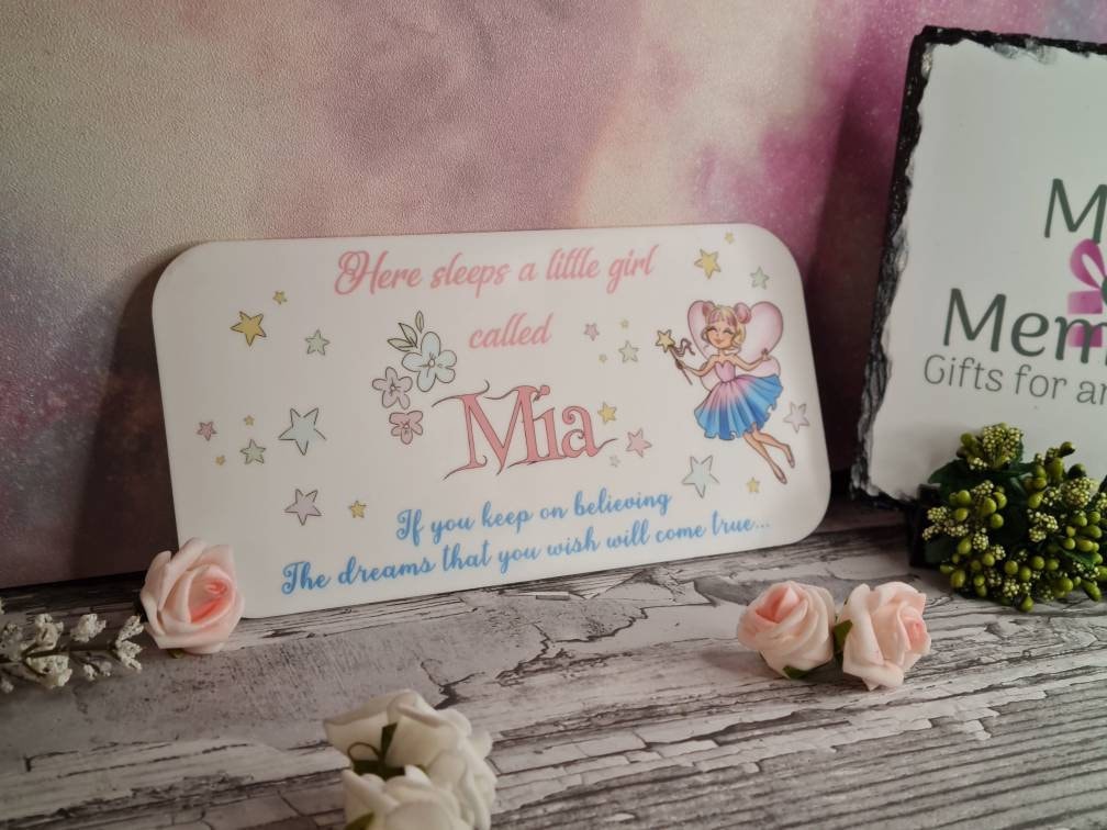 Personalised Magical Fairy bedroom door sign - Little girl - princess- fairytale - pink - decor - decoration - play room - print