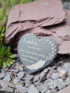 personalised memorial grave marker, memorial slate, indoor or outdoor, remembering your loved ones, Dad, Mum, Aunty, Uncle, Grandma, grandad