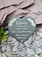 personalised memorial grave marker, memorial slate, indoor or outdoor, remembering your loved ones, Dad, Mum, Aunty, Uncle, Grandma, grandad