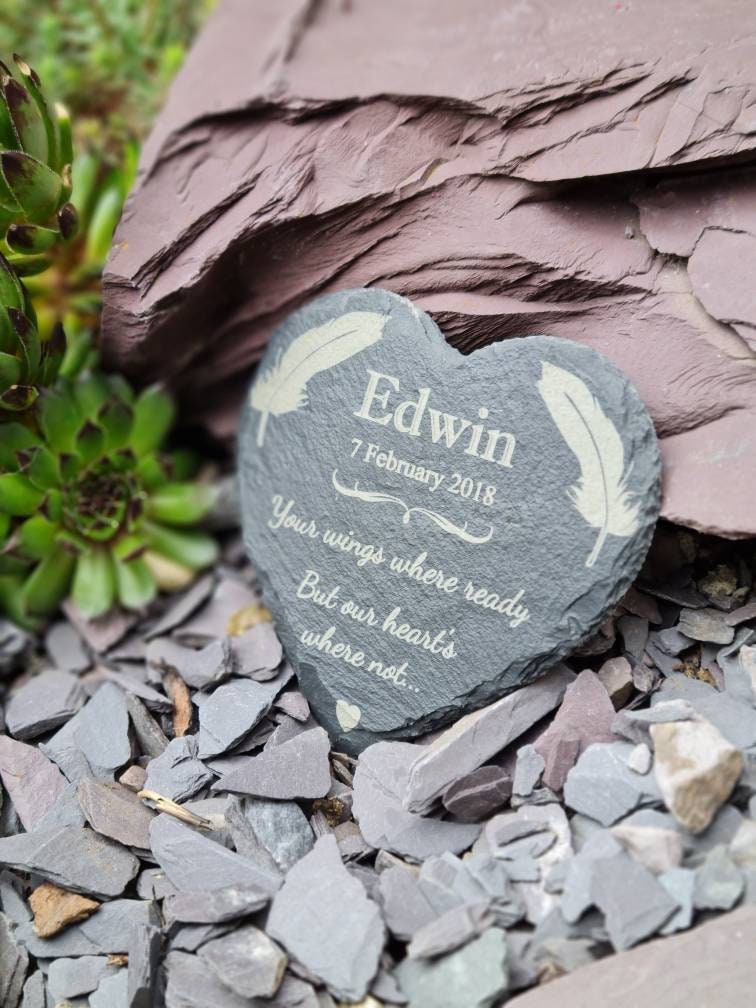 personalised memorial grave marker, memorial slate, indoor or outdoor, remembering your loved ones, Dad, Mum, Aunty, Uncle, Grandma, grandad