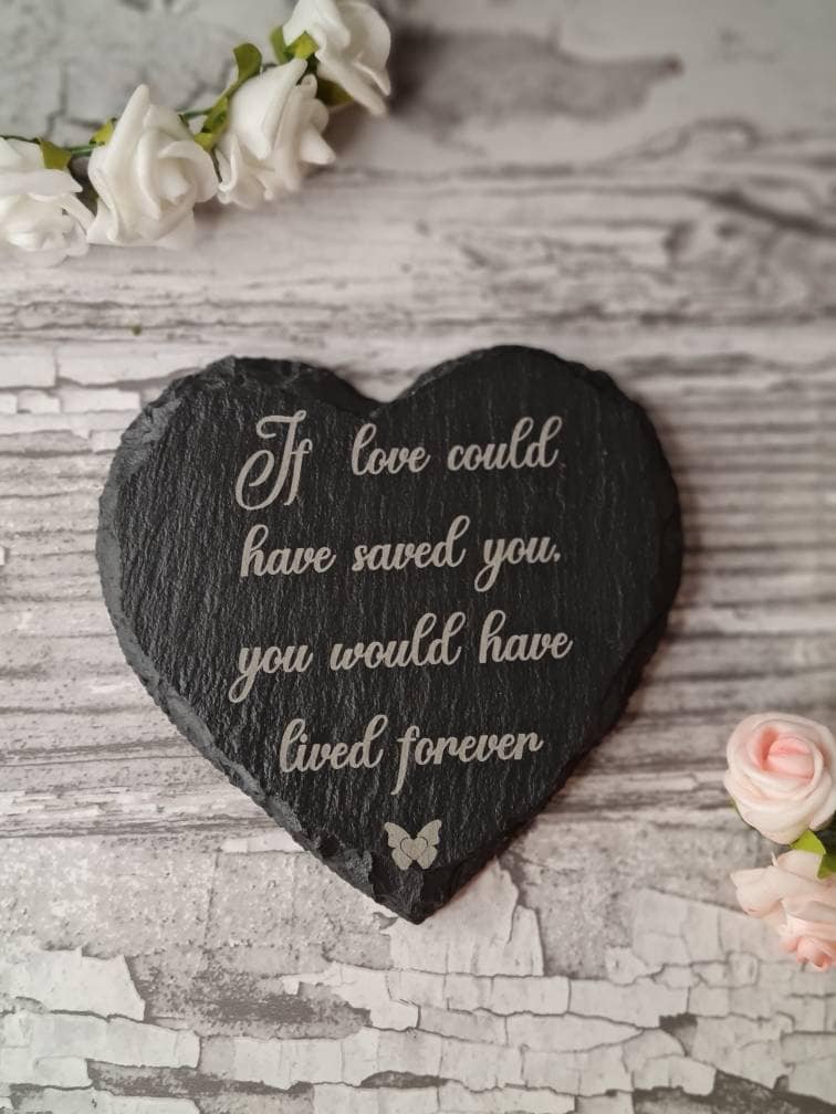 Memorial Grave Decoration, memorial slate, indoor or outdoor, remembering your loved ones, Dad, Mum, Aunty, Uncle, Grandma, grandad, marker