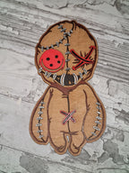 Voodoo doll wooden plaque - Ouija board - Fun - Display -Halloween decoration - decor - gift - present - Gothic - craft - paint yourself