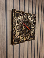 Layered Mandala Clock - ready to paint - add your own personal touch - quartz - amazing intricate detail - unusual