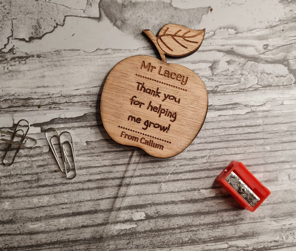 Personalised plant tag - stake - teacher gift - end of term - thank a teacher with this sweet gift - name - teaching - present - thank you