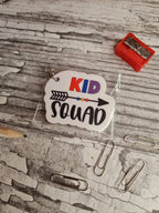 Teacher keyring - acrylic print key chain - thank your teacher - gift from child - end of term - unique, bespoke gift - beautiful item